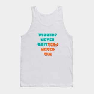 Winners and Quitters Tank Top